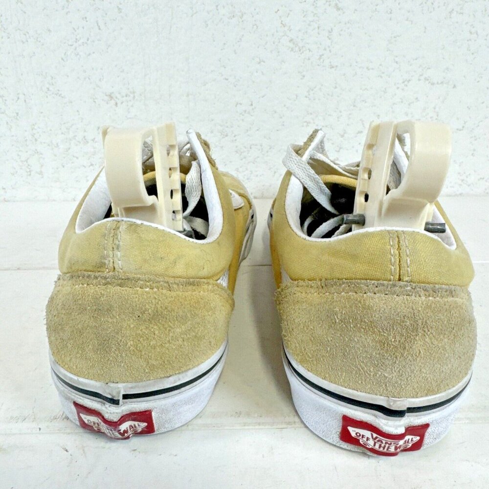 Vans Skate Old Skool Suede Canvas Shoes Banana Yellow Mens 6 Womens 7.5 - Picture 8 of 12
